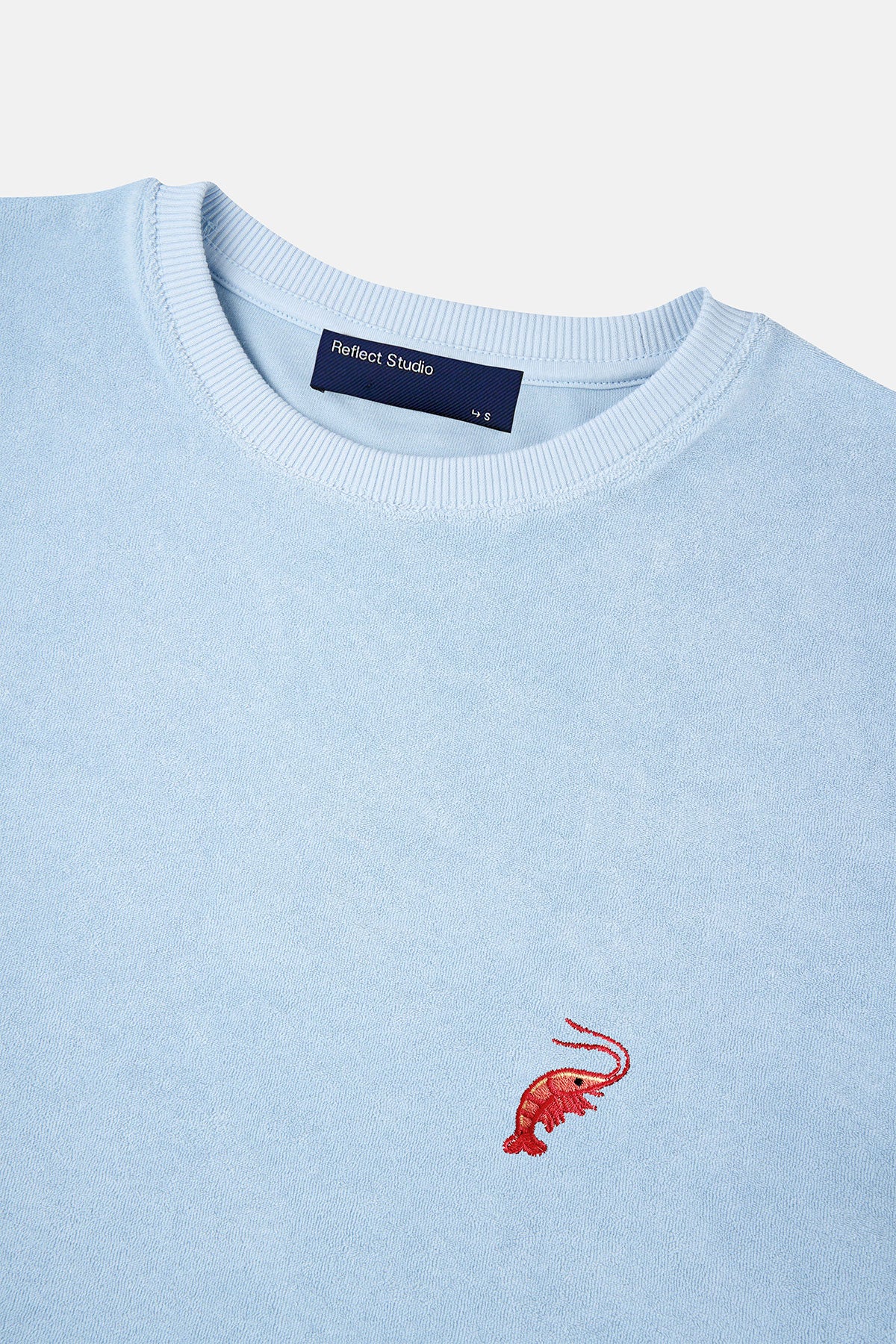 Mantis Karidesi Terry T-shirt - Açık Mavi