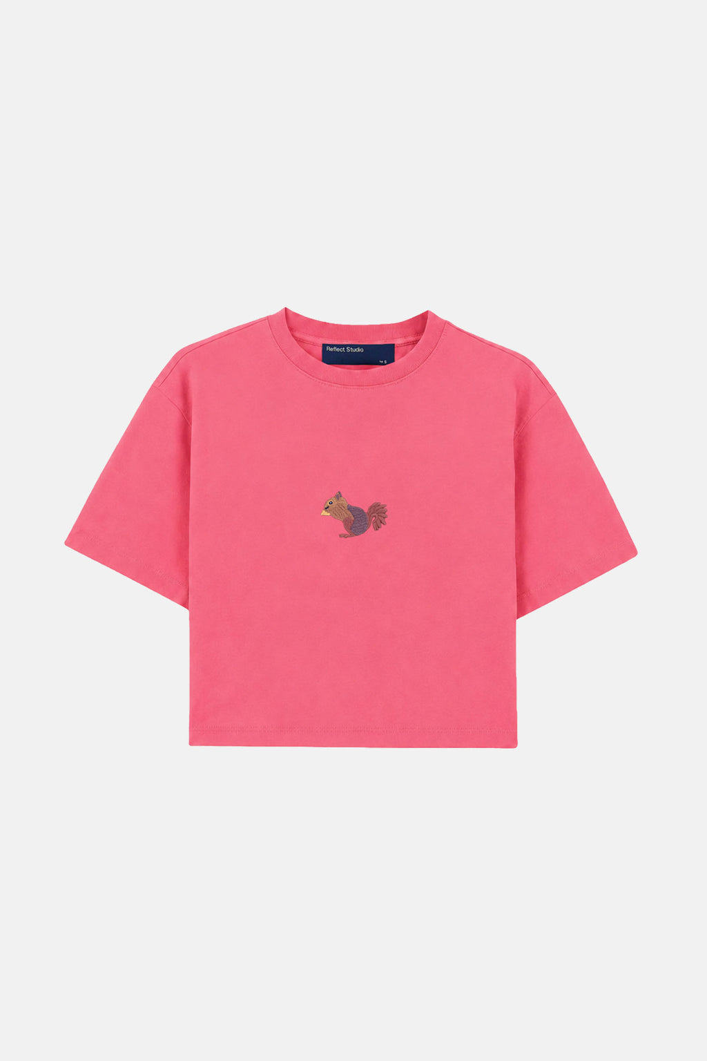 Sincap Lightweight Crop T-shirt - Pembe