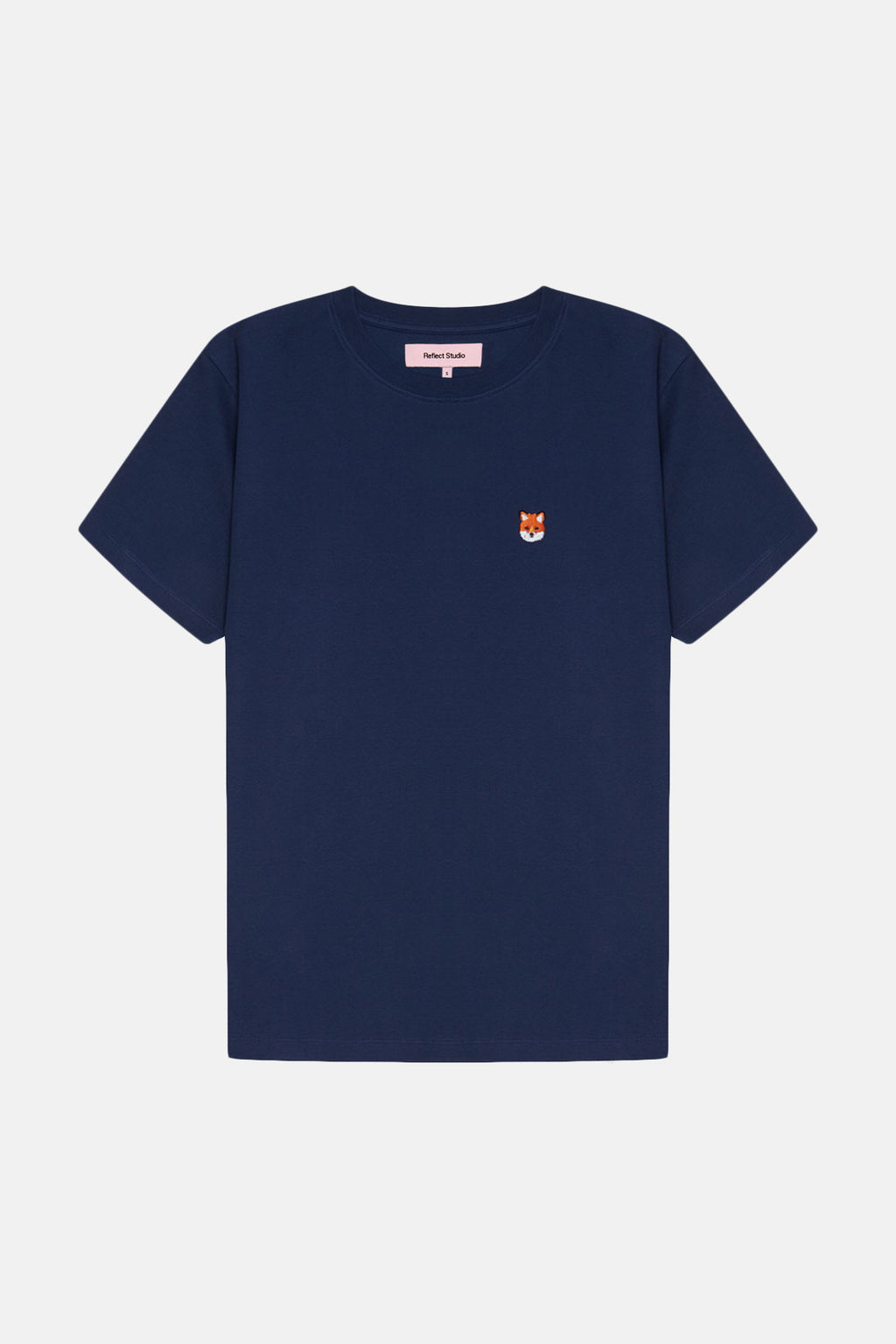 Kızıl Tilki Kafa Premium T-Shirt - Lacivert