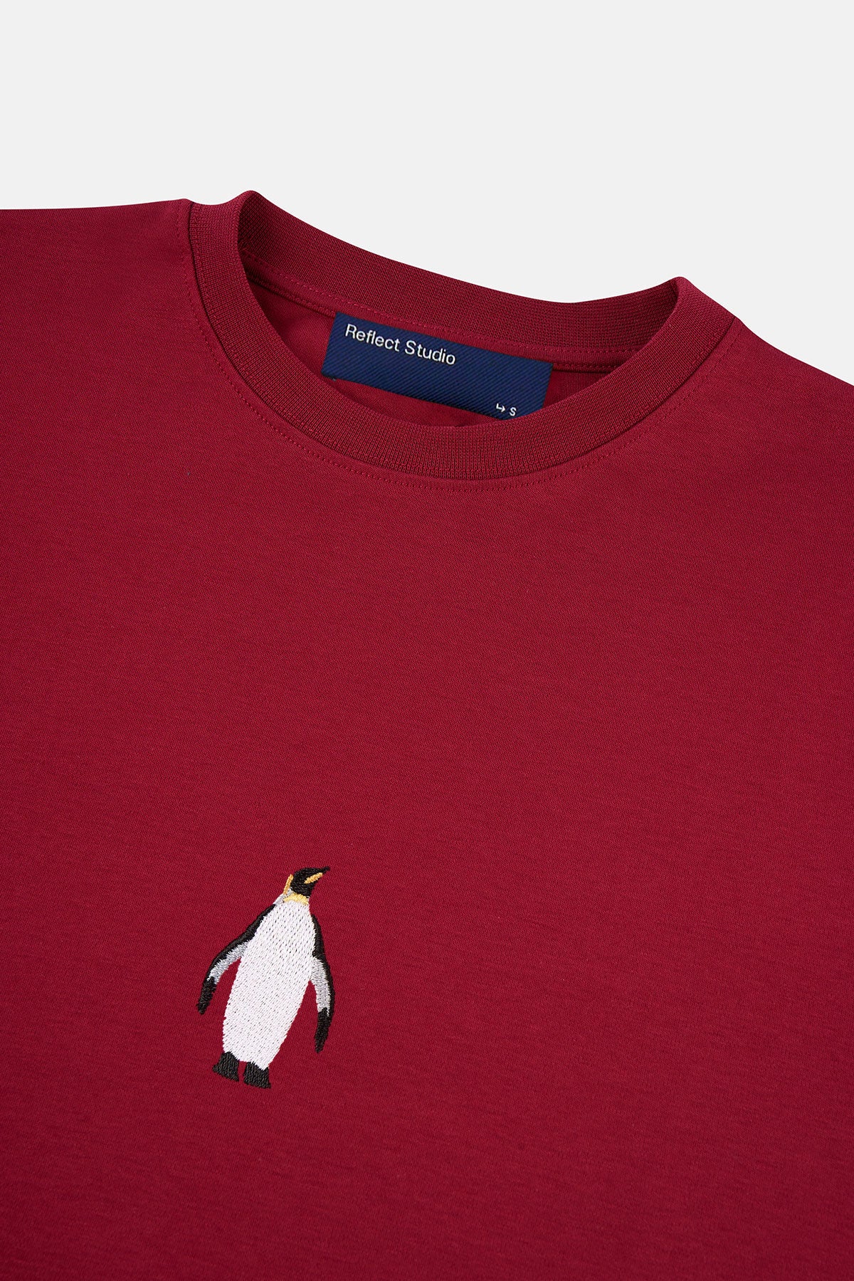 İmparator Penguen Premium T-shirt - Bordo