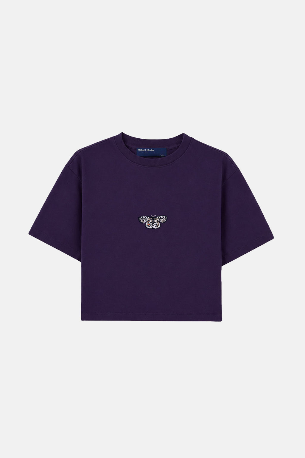 Apollo Kelebeği Lightweight Crop T-shirt - Mor