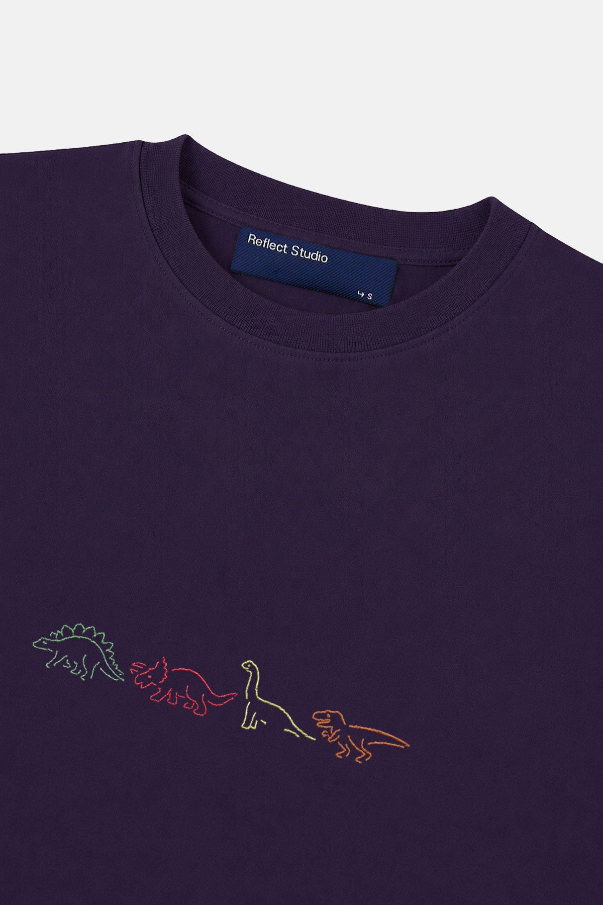 Dinozorlar Lightweight Crop T-shirt - Mor