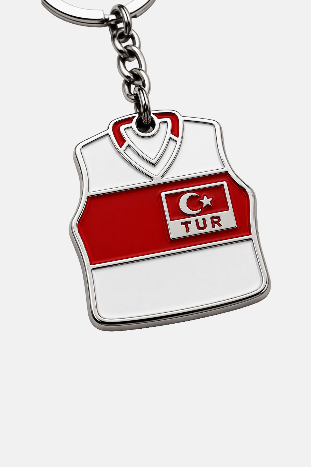 Milli Takım Metal Anahtarlık - Beyaz