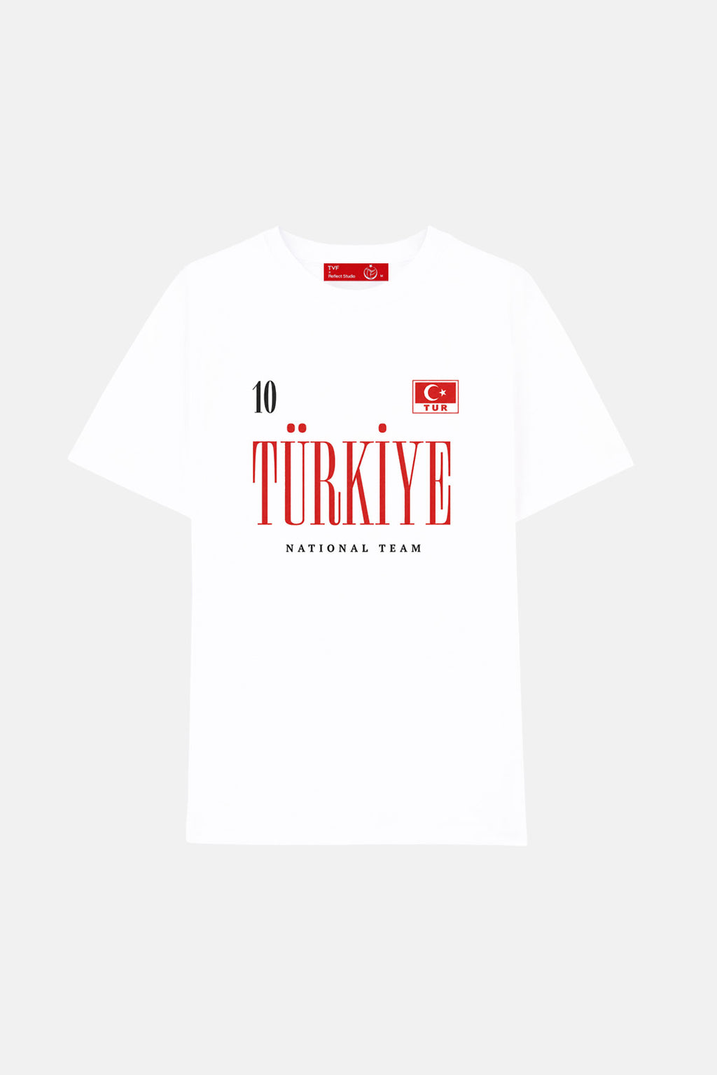 Türkiye 10 Lightweight T-shirt - Beyaz