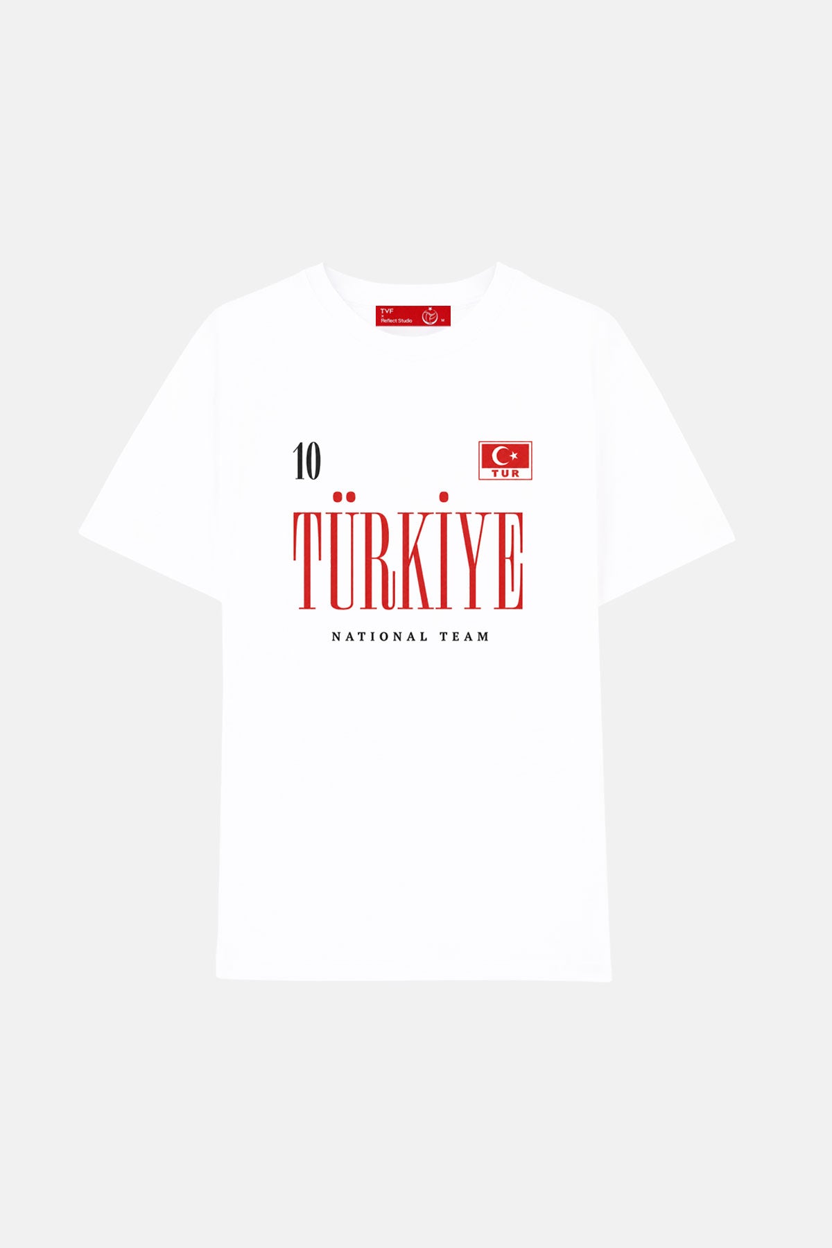 Türkiye 10 Lightweight T-shirt - Beyaz