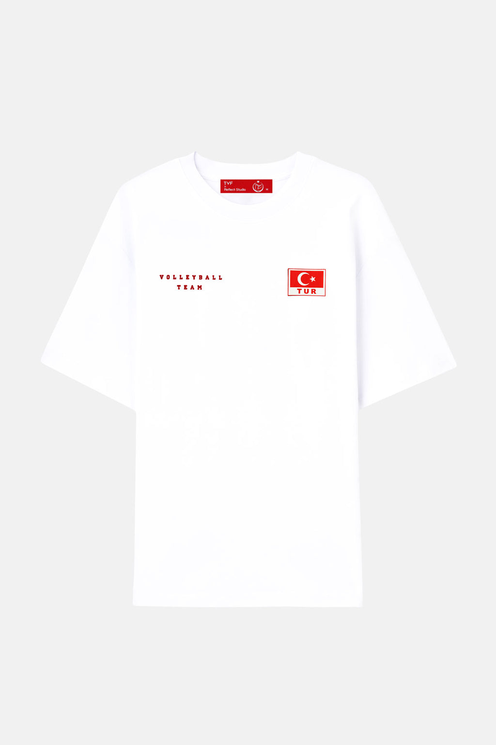 Türkiye Milli Voleybol Takımı Oversize Premium T-shirt - Beyaz
