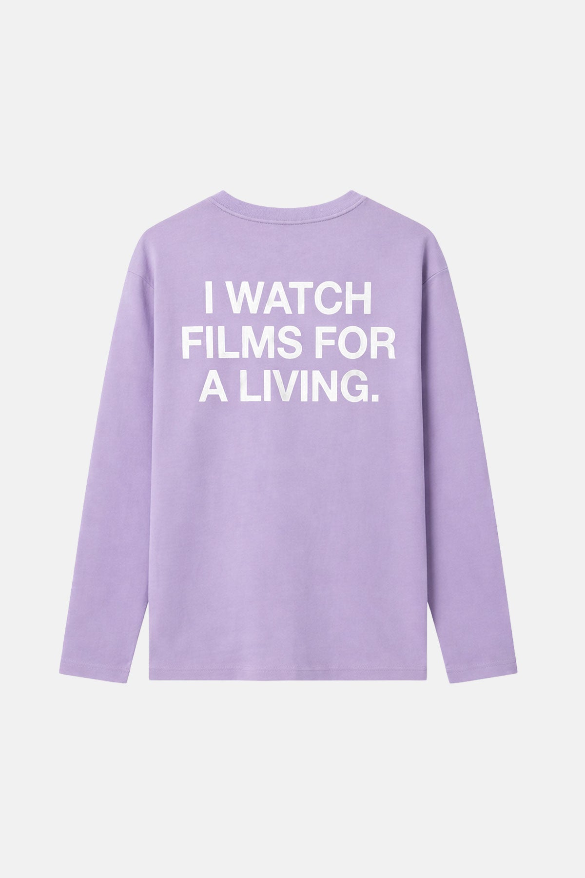 I Watch Films For A Living Uzun Kollu Premium T-shirt - Mor